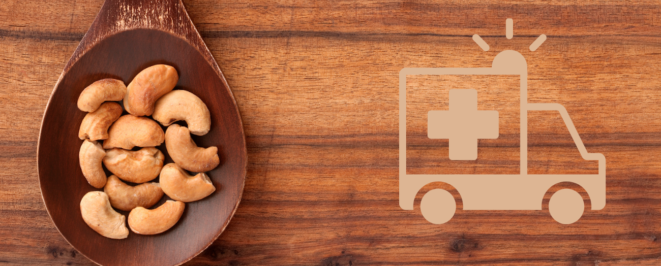 Cashewnüsse und Krankenwagen